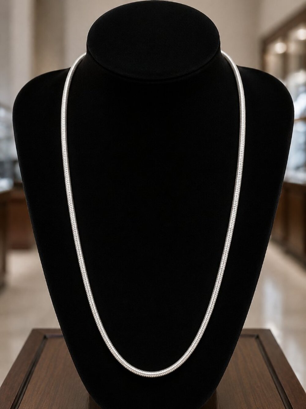 QVC Italian .925 Sterling Silver Snake Chain Necklace – 20" | 25 Grams
